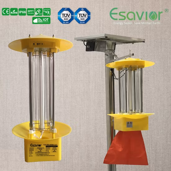 Repellente solare per insetti, lampada solare anti-insetti, prodotta in Cina