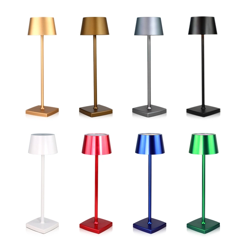 Modern European Table Lamp Hotel Restaurant Decoration Rechargeable LED Table Lamp Romantic Dinner Lamp