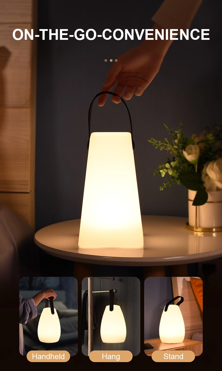 Smart New Design Outdoor Night Light USB Rechargeable LED Portable Table Lamp