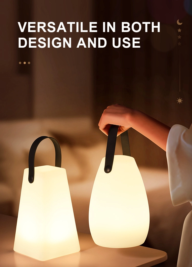 Smart New Design Outdoor Night Light USB Rechargeable LED Portable Table Lamp