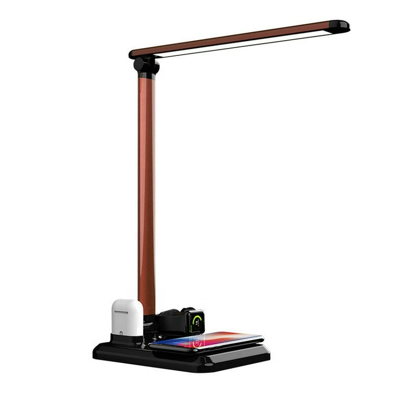 New Product Dimmable Rechargeable LED Lamp Wireless Charging Folding Table Lamp