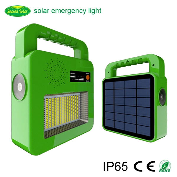 Portable USB Solar Charge Controller Outdoor & Indoor Lighting 5W Solar Panel Solar Home Lamp with LED Light Kit