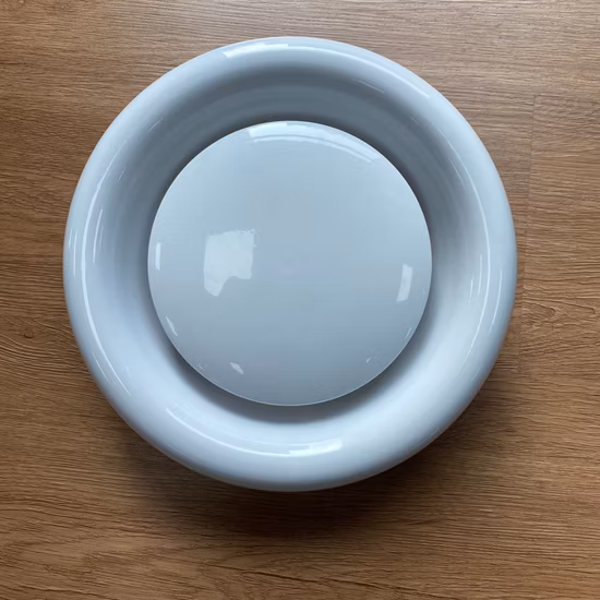 Diffusore Rotondo per Soffitto Aria Condizionata Ventilazione Diffusore con Valvola a Disco di Scarico