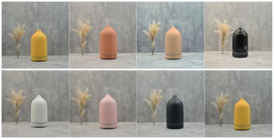 Diffusore di fragranza in ceramica per macchina per fragranze umidificatore per nebulizzatore ad ultrasuoni elettrico per interni